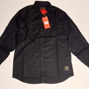Wrangler Black Casual Button Down Shirt